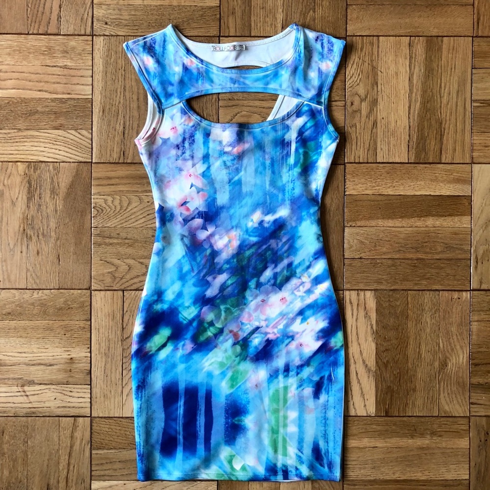 Abstract Print Dress